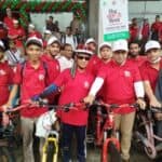 বিশ্ব ডাক দিবসে  বর্ণাঢ্য  সাইকেল র‍্যালি অনুষ্ঠিত হয়