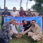 বজ্রপাত প্রতিরোধে রাজশাহী প্রকৌশল ও প্রযুক্তি বিশ্ববিদ্যালয় (রুয়েট) এ তালগাছের চারা রোপণ